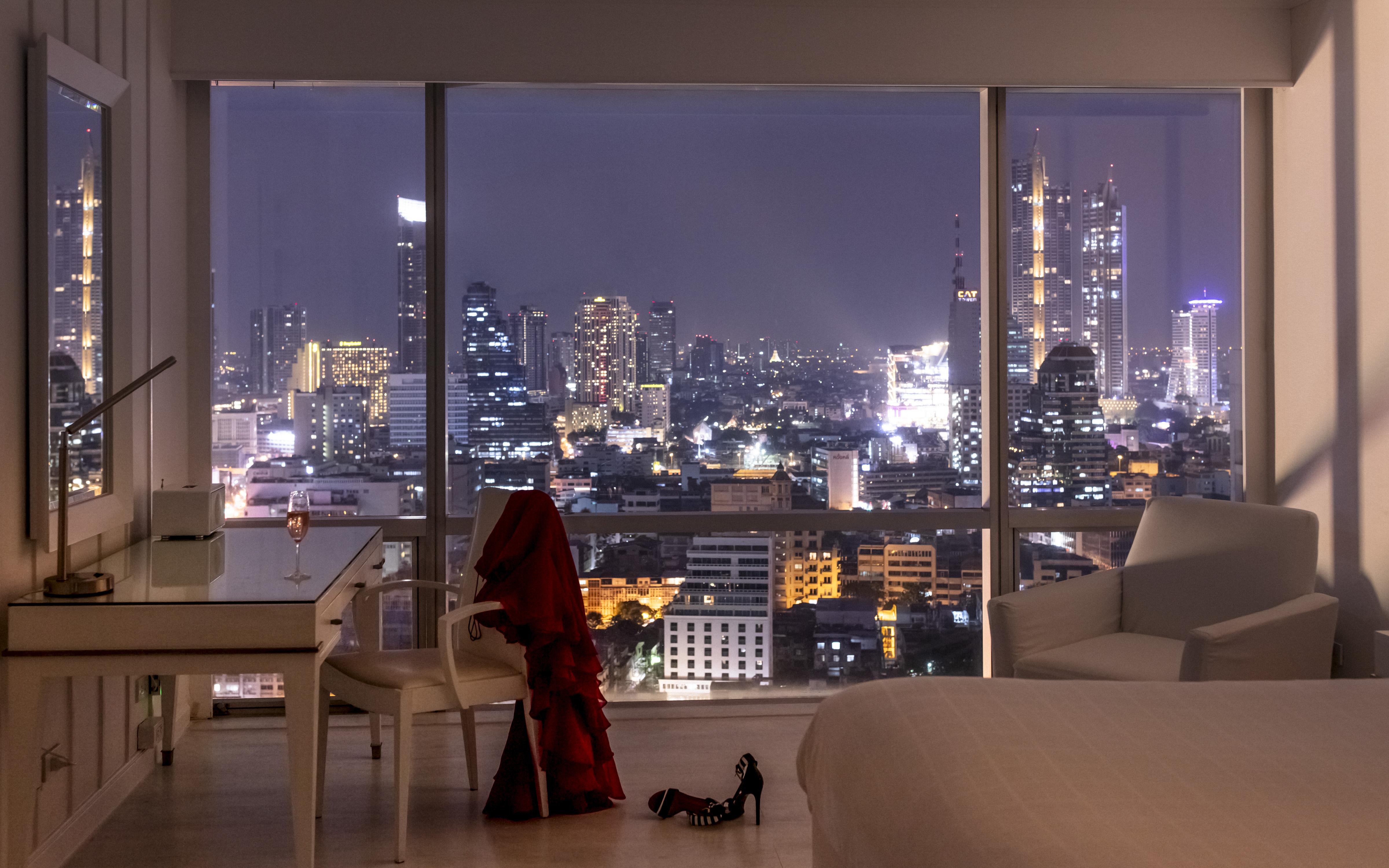 Pullman Bangkok Hotel G Exteriér fotografie View from a condominium in Bangkok